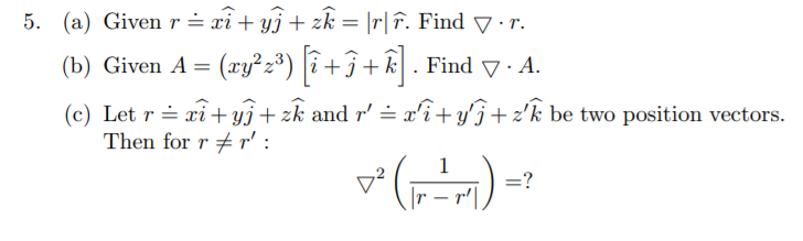 Solved 5 A Given R Ri Yi Zl 1r F Find 7 R B Chegg Com