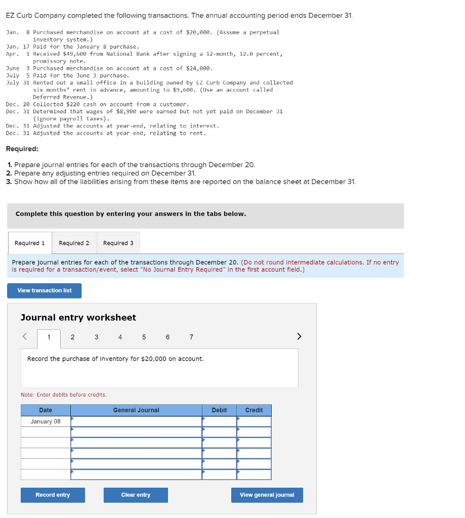 solved-ez-curb-company-completed-the-following-transactions-chegg