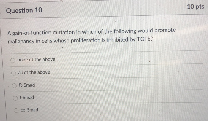Solved 10 pts Question 1 Which of the following is NOT a | Chegg.com