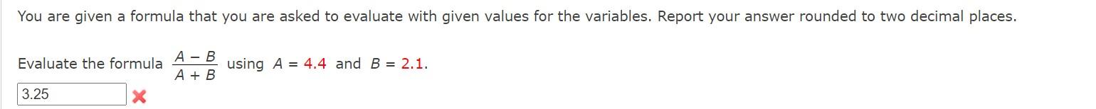 Solved You are given a formula that you are asked to | Chegg.com