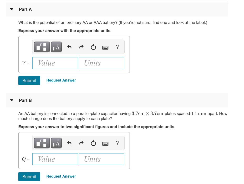 What Is The Potential Of An Ordinary Aa Or Aaa Battery?