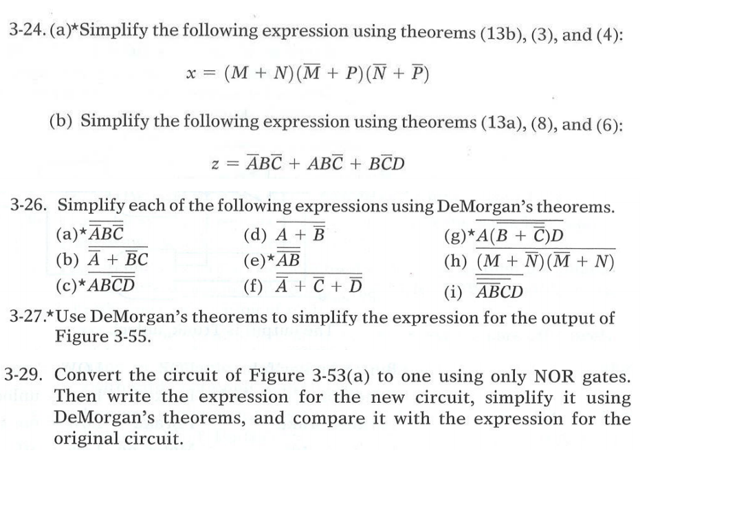 Solved FIGURE 3-55 AC X B A FIGURE 3-53 B X (a) 3-24. | Chegg.com