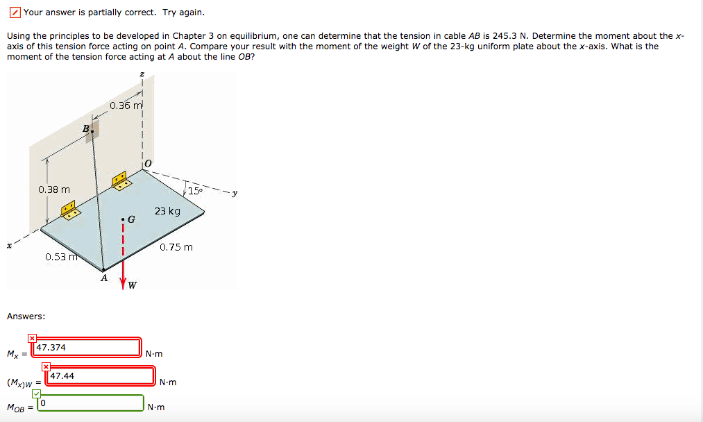 Solved Your Answer Is Partially Correct. Try Again. Using | Chegg.com