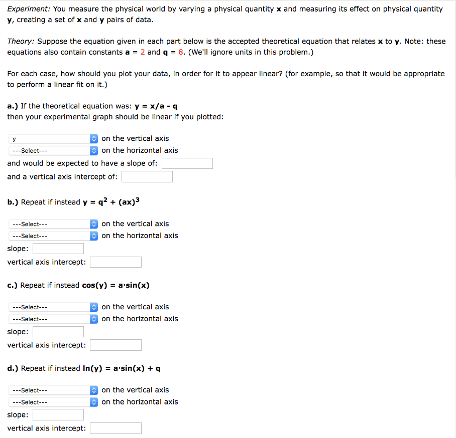 Solved The Following Data Were Obtained In An Experiment To | Chegg.com