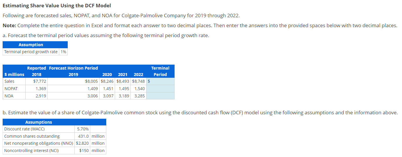 solved-estimating-share-value-using-the-dcf-model-following-chegg