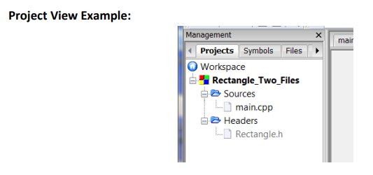 Project View Example: