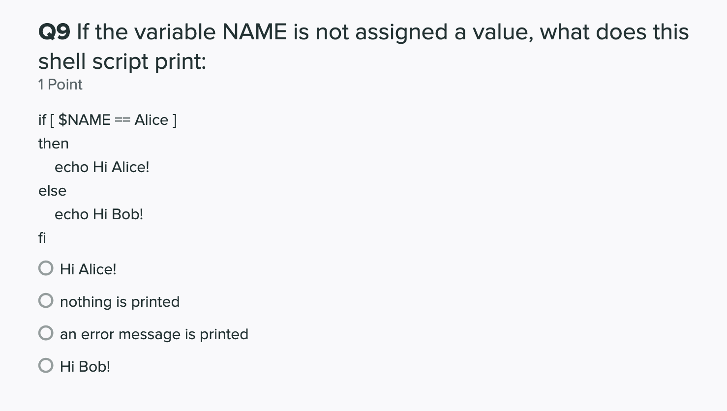 the assignment to variable name has no effect