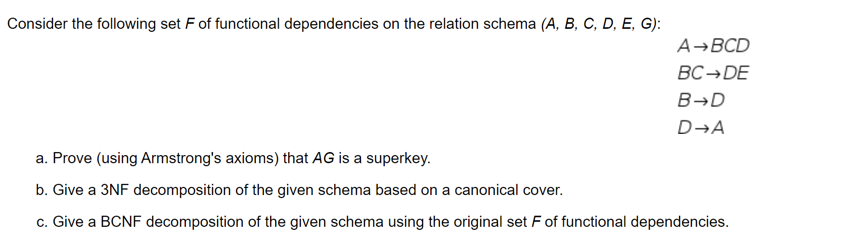 Solved Consider The Following Set F Of Functional | Chegg.com