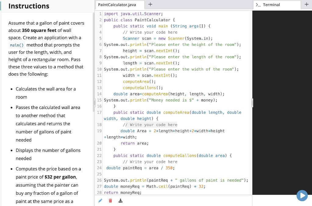 Solved Assume that a gallon of paint covers about 350 square | Chegg.com