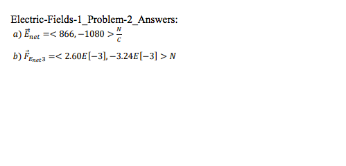 Solved Electric-Fields-1_Problem-2: A 5uC Charge Is | Chegg.com