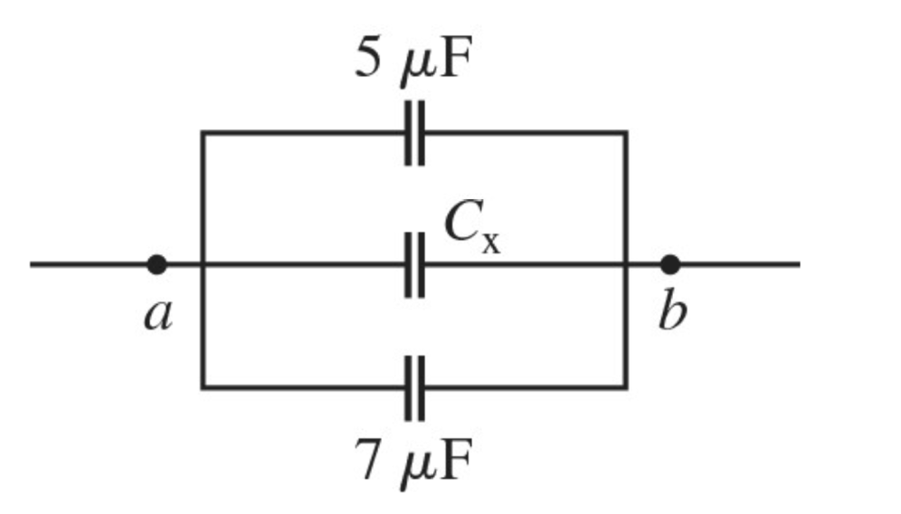 Solved Three capacitors are connected in parallel as shown | Chegg.com