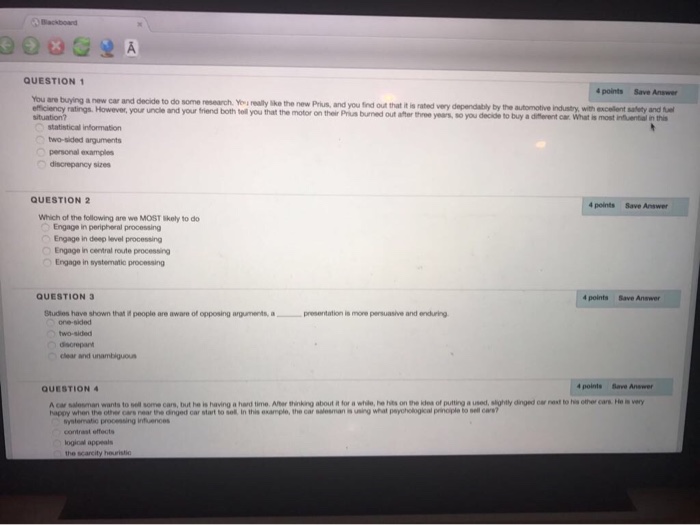 Solved QUESTION 1 4 points Save Answer efficiency ratings. | Chegg.com