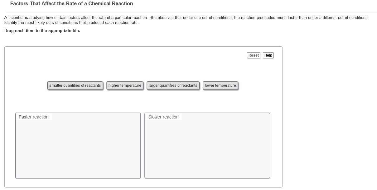 Solved Factors That Affect the Rate of a Chemical Reaction A | Chegg.com