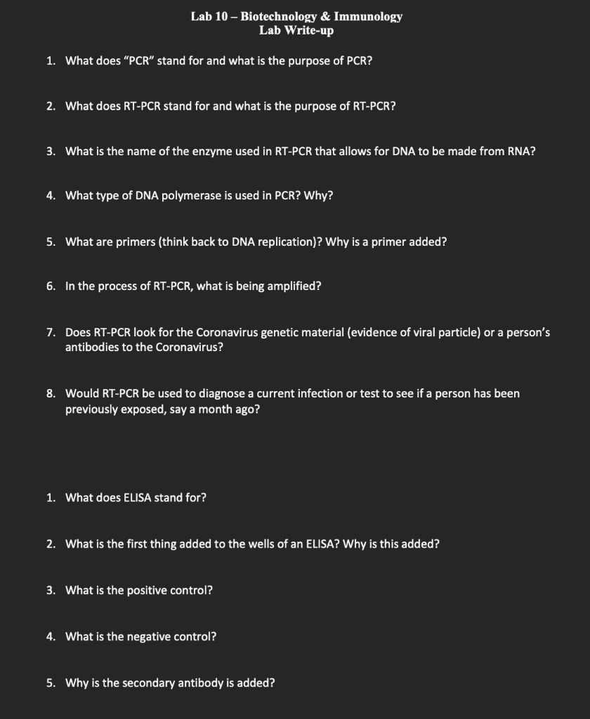 Solved Lab 10 Biotechnology & Immunology Lab Writeup 1.