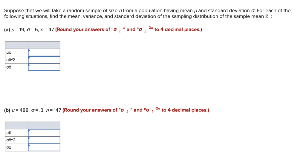 Solved Suppose that we will take a random sample of size n | Chegg.com