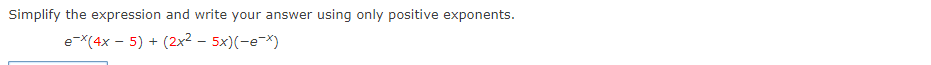 Solved Simplify the expression and write your answer using | Chegg.com