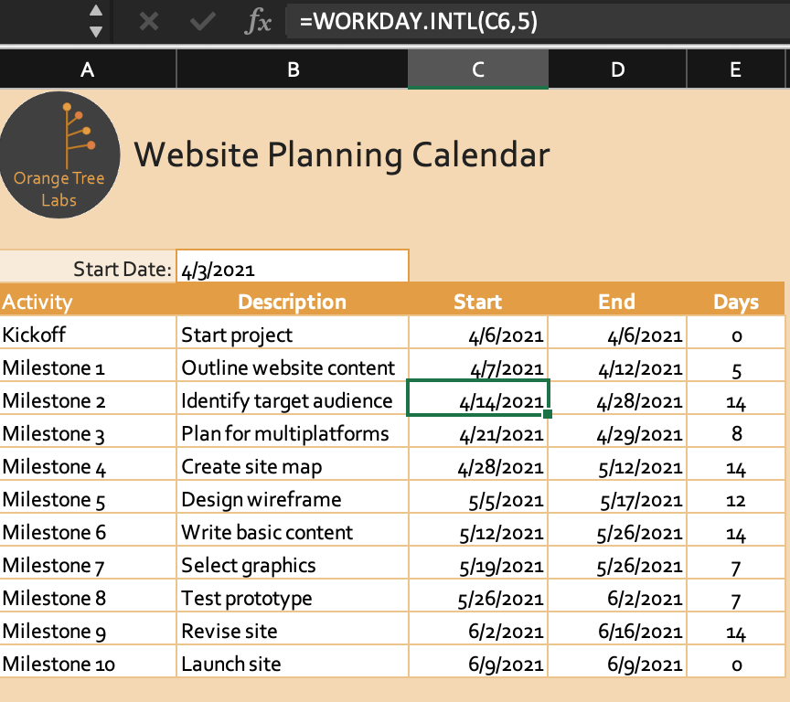 solved-for-milestones-2-10-the-dates-are-five-days-after-chegg