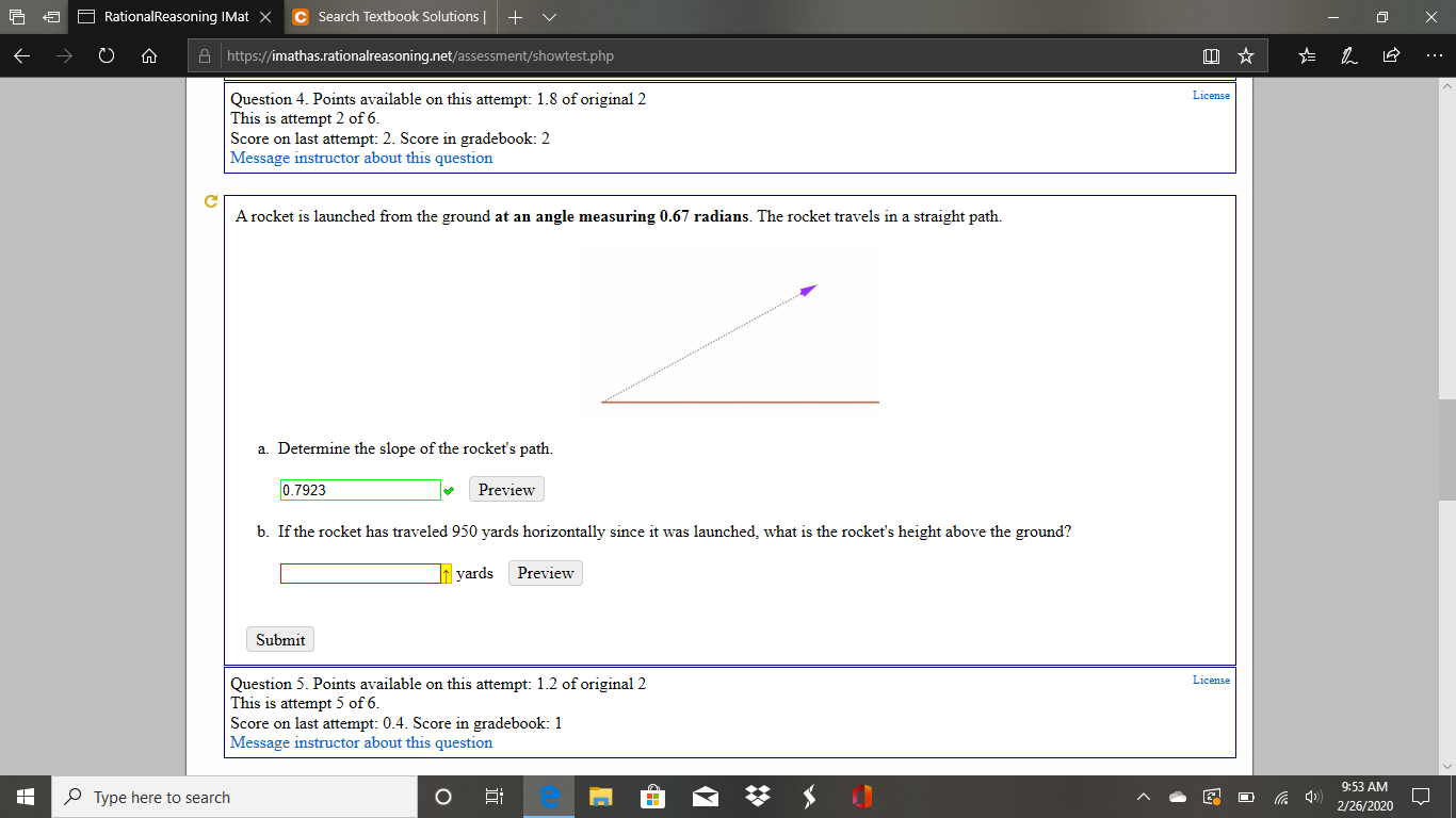 Solved 5 Rational Reasoning IMat x C Search Textbook
