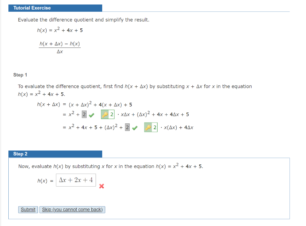 Solved Solve step 2 clearly please thanks Now, evaluate | Chegg.com