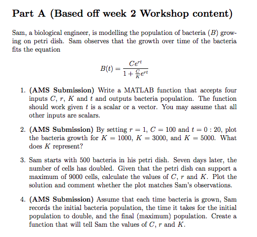 Solved Part A Based Off Week 2 Workshop Content Sam A Chegg