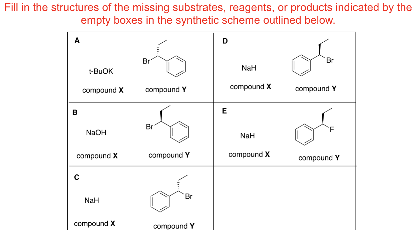 Solved Fill in the structures of the missing substrates, | Chegg.com