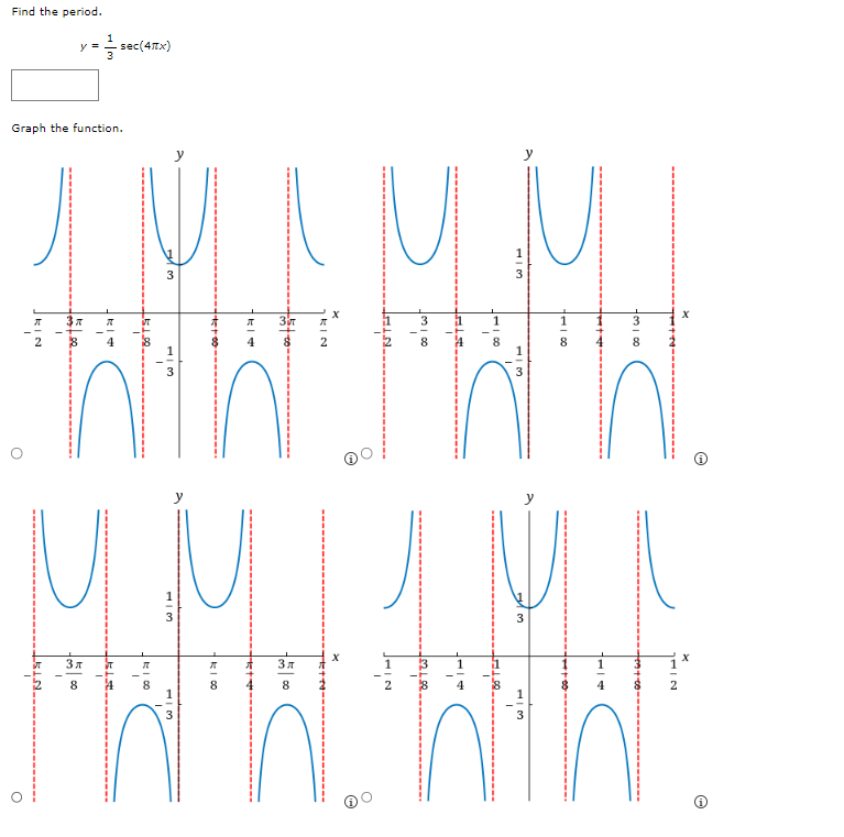 Solved Find the period. | Chegg.com