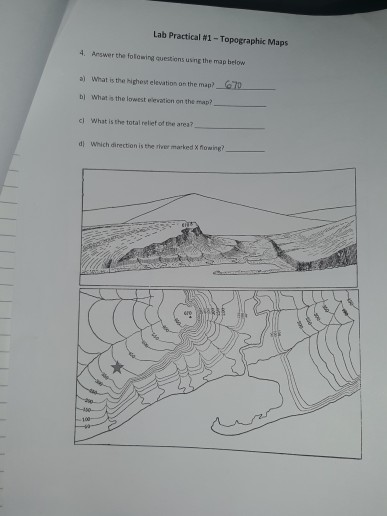 Solved Lab Practical #1 - Topographic Maps 4. Answer the | Chegg.com