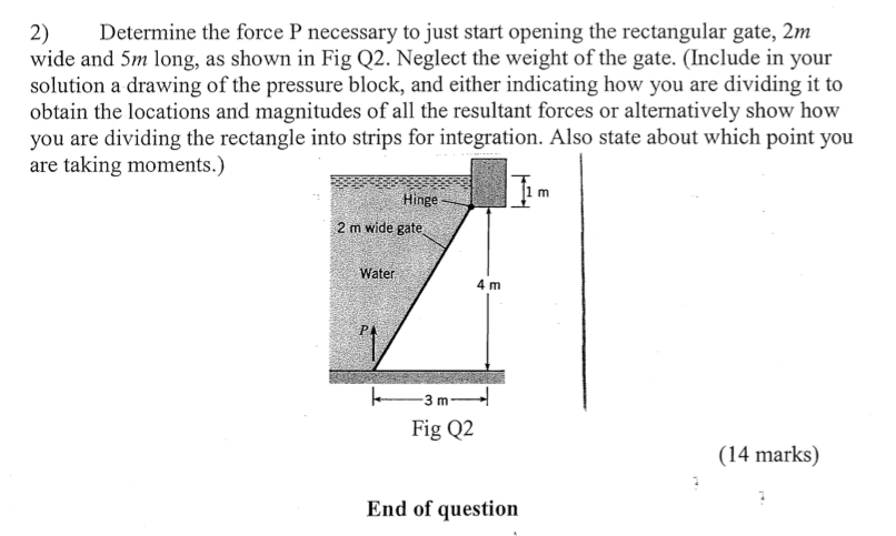 Solved 2) Determine The Force P Necessary To Just Start | Chegg.com