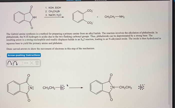 Solved 1. KOH, EtOH CO2 2. CH,CH2Br 3. NaOH, H2O CH,CHа—NH | Chegg.com