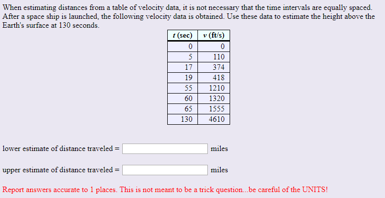 solved-when-estimating-distances-from-a-table-of-velocity-chegg