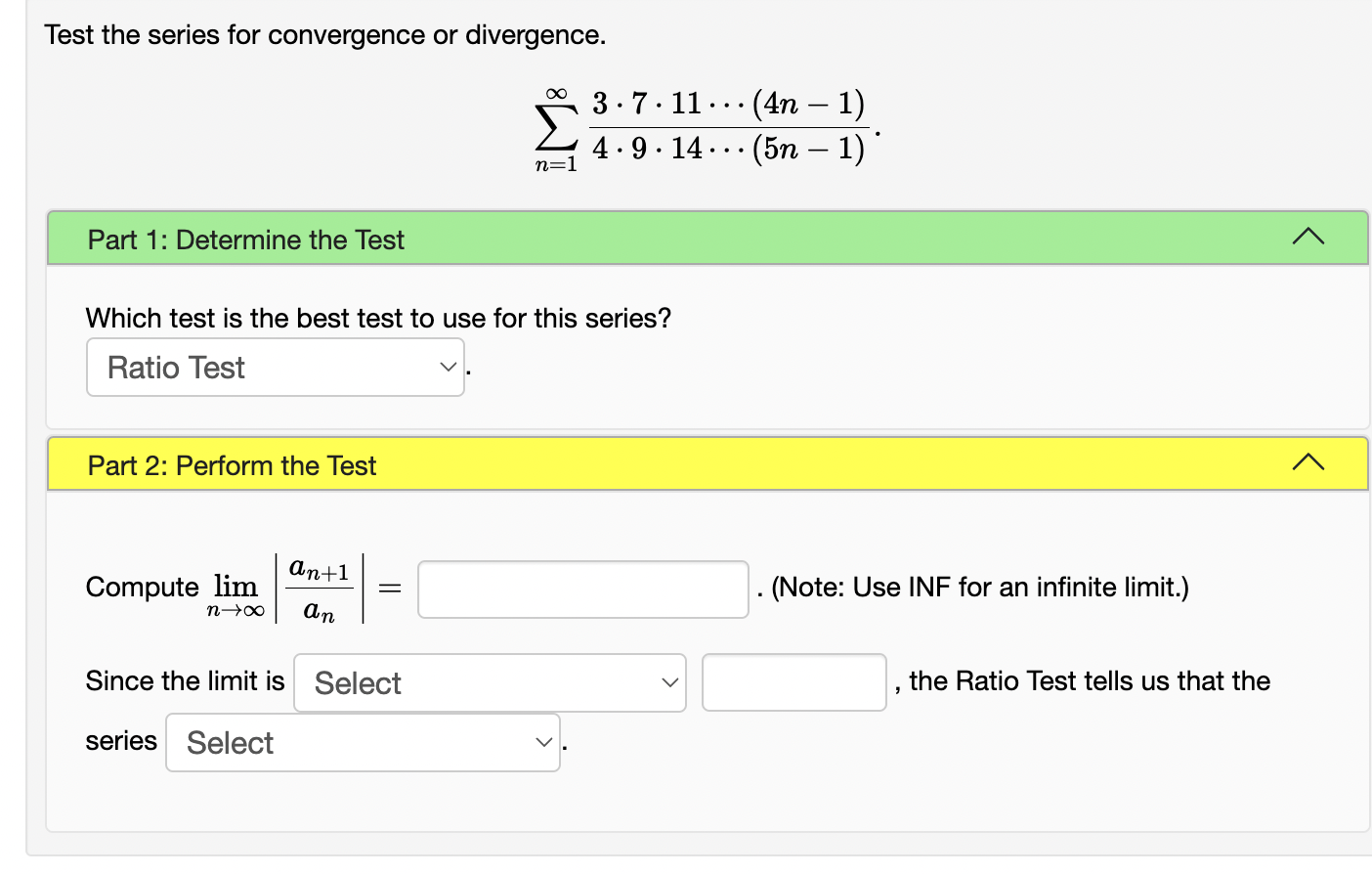 solved-test-the-series-for-convergence-or-divergence-n-n-chegg