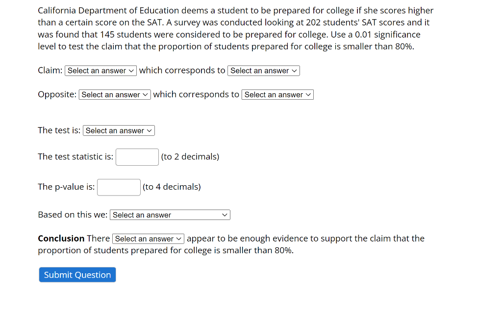 Solved California Department of Education deems a student to | Chegg.com