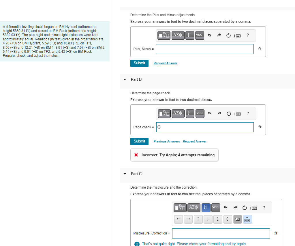 Solved Determine the Plus and Minus adjustments. Express | Chegg.com