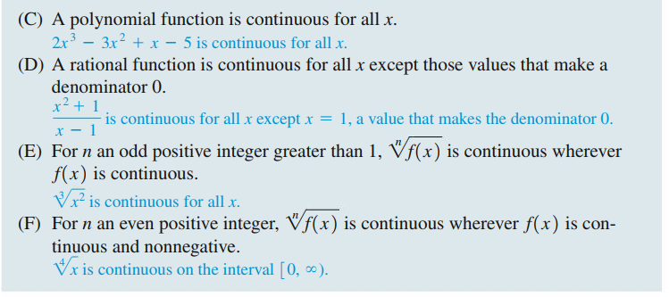 Solved THEOREM 1 Continuity Properties of Some Specific | Chegg.com