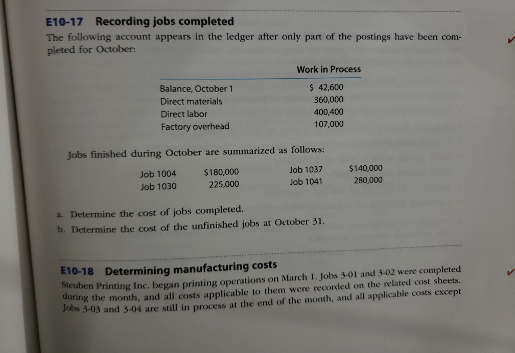 Solved E1017 Recording jobs completed The following account