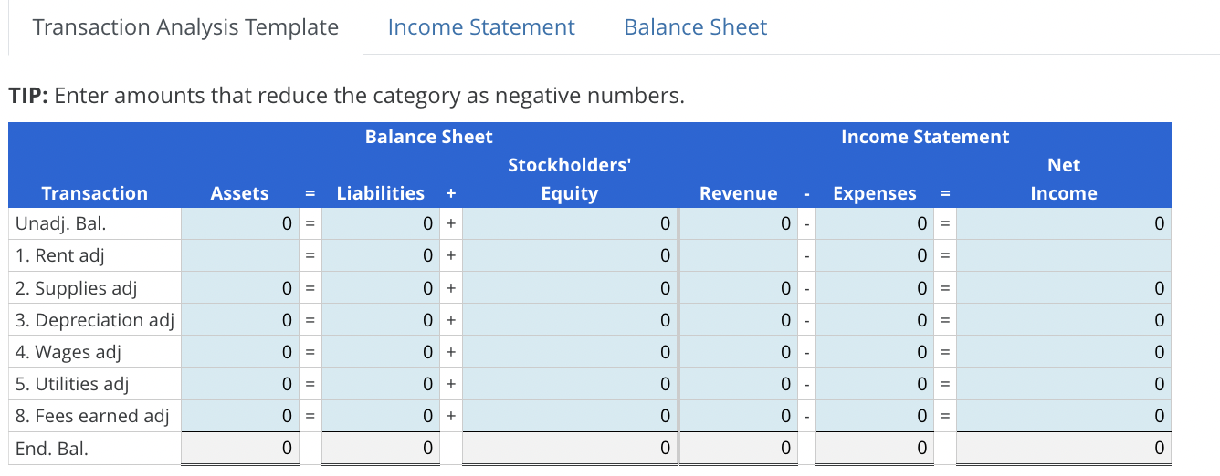 Solved Transaction Analysis and Adjustments Dole Carpet | Chegg.com