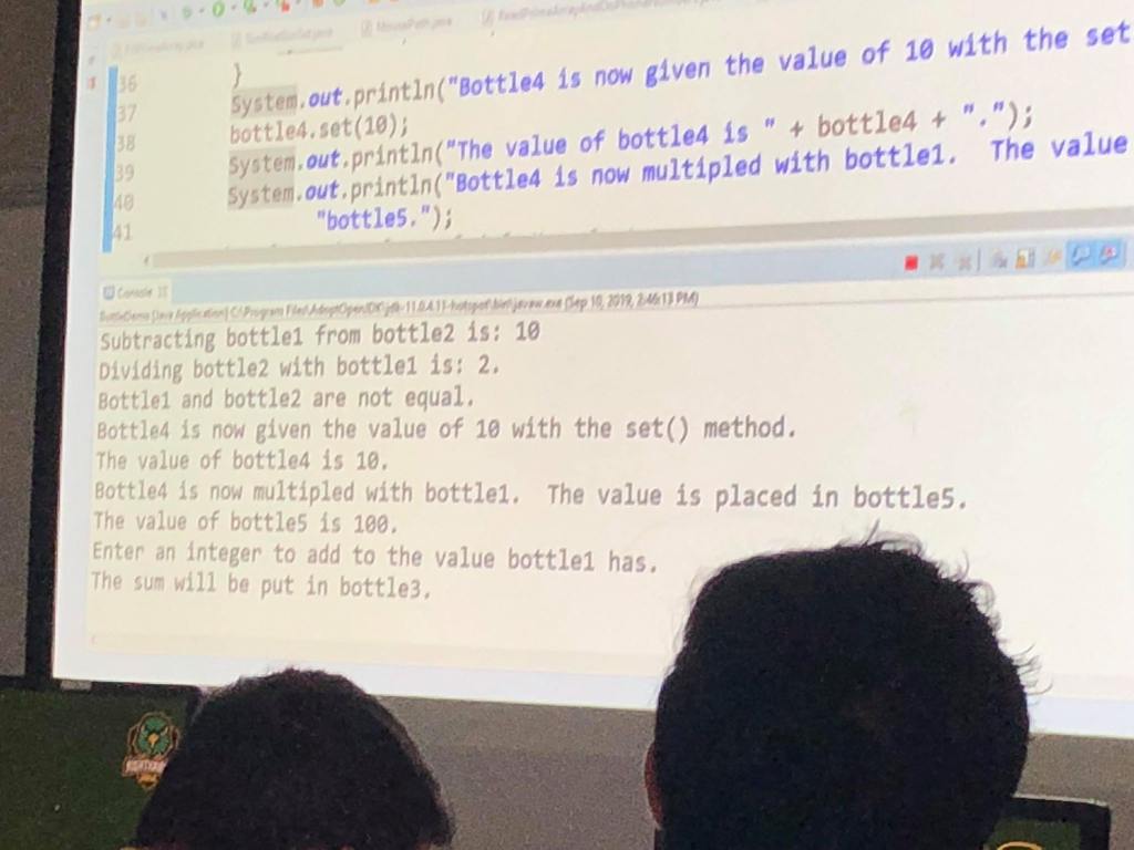 Solved JAVA CODE BEGINNERS, I already have the demo | Chegg.com