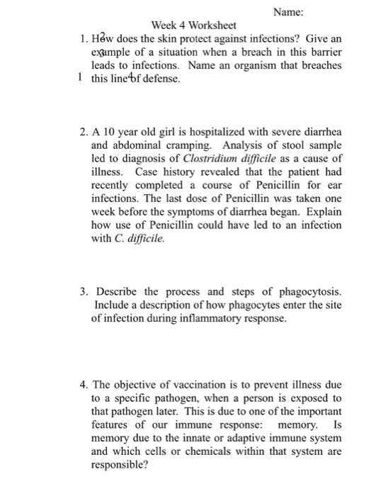 34 Preventing Infectious Diseases Worksheet Answers - Worksheet