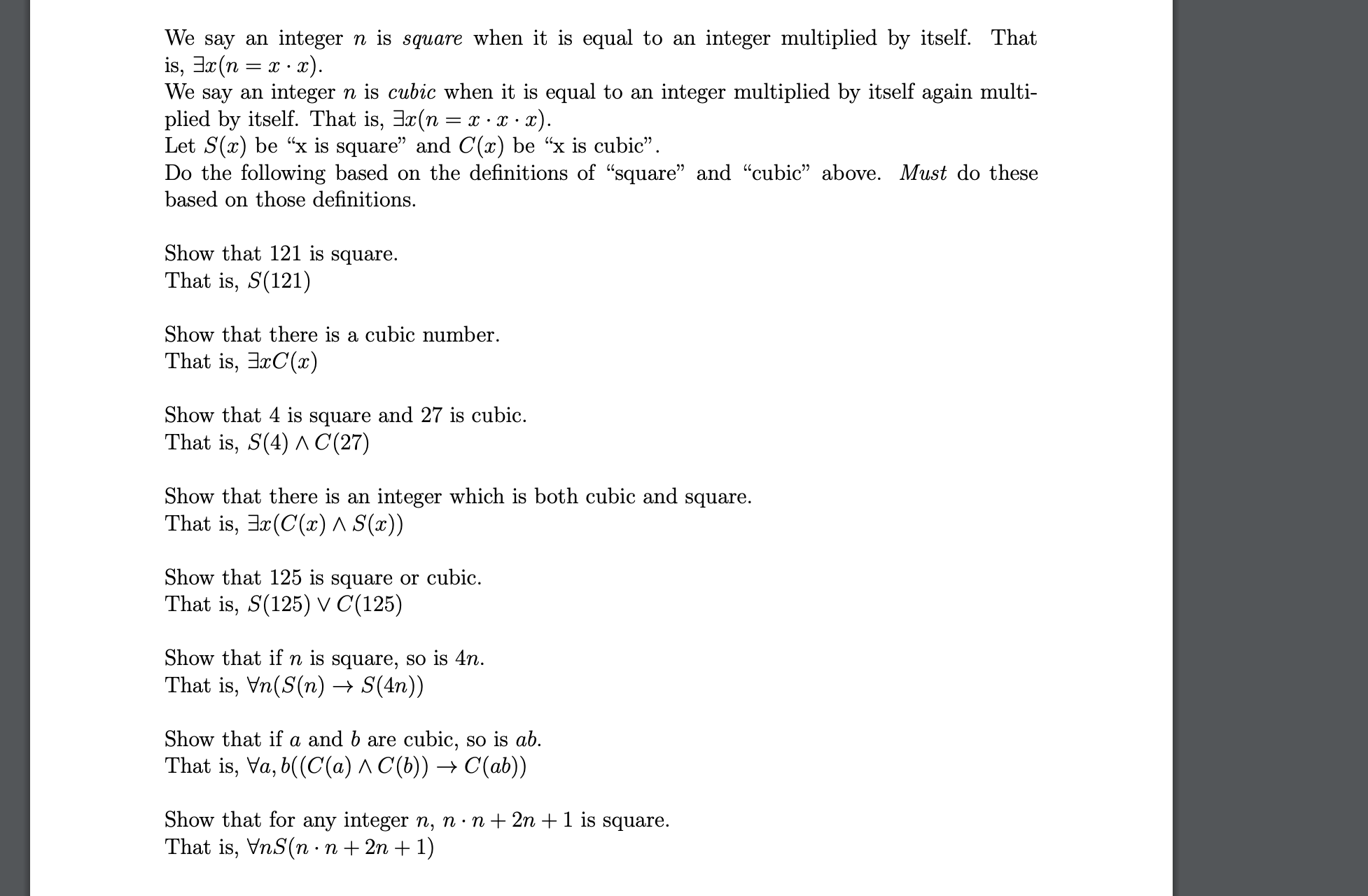 Solved The question above is a Discrete Math Question. | Chegg.com