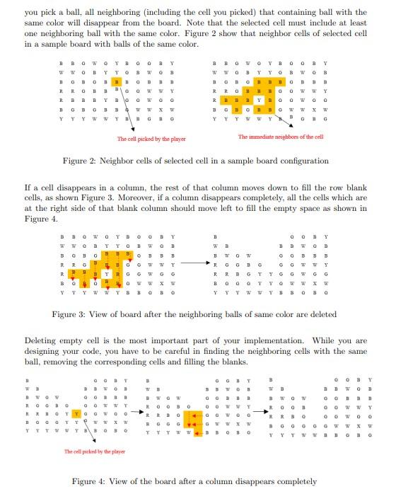 Solved Identic Color Game Background In this assignment, you | Chegg.com