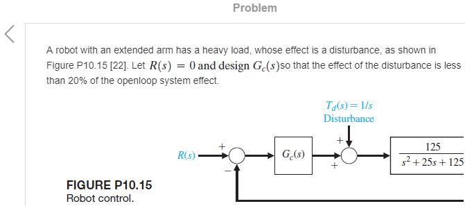 Solved Problem A robot with an extended arm has a heavy | Chegg.com
