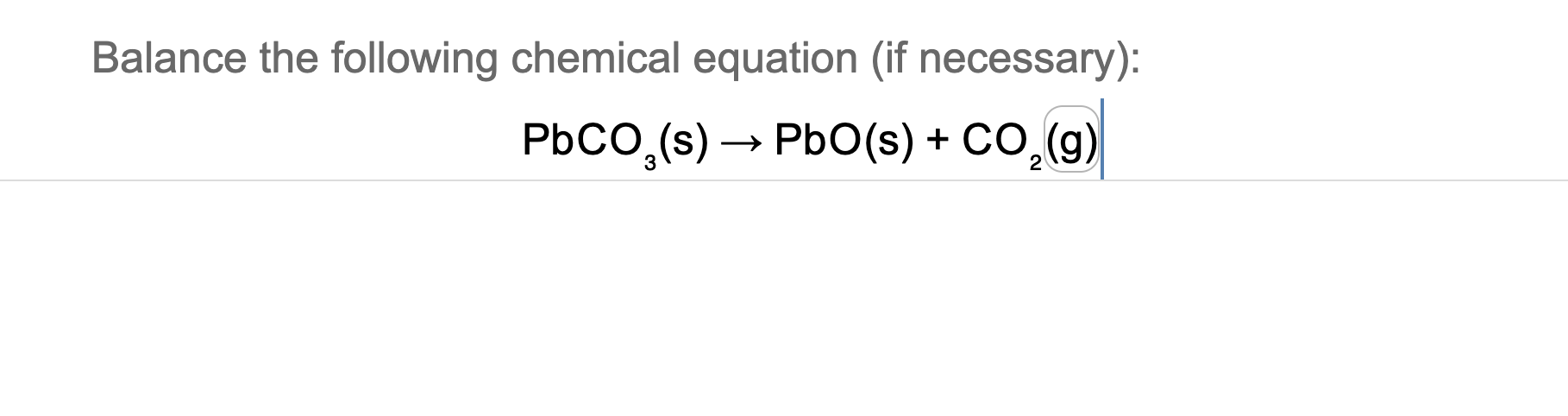 Solved Balance The Following Chemical Equation If 2757