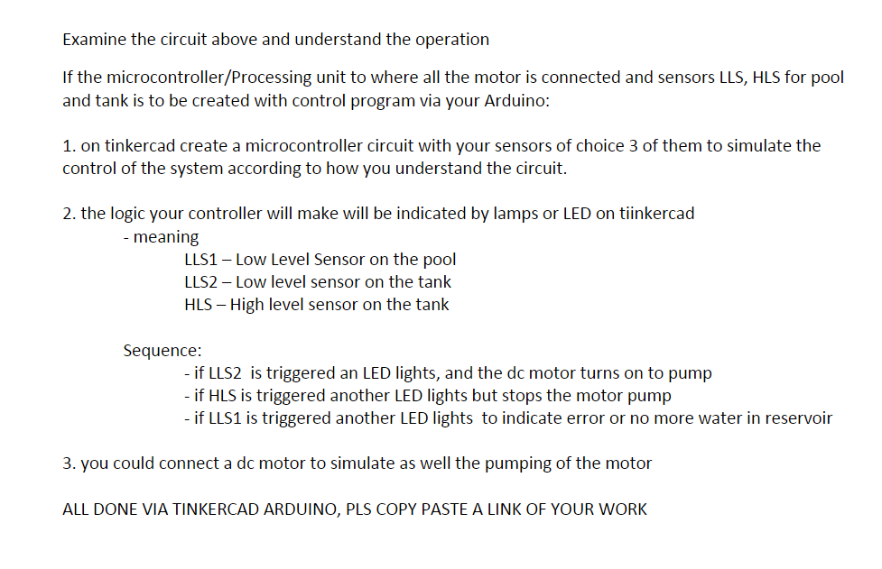 (HLS) TANK (LLS (LLS POOL 2 Examine the circuit | Chegg.com