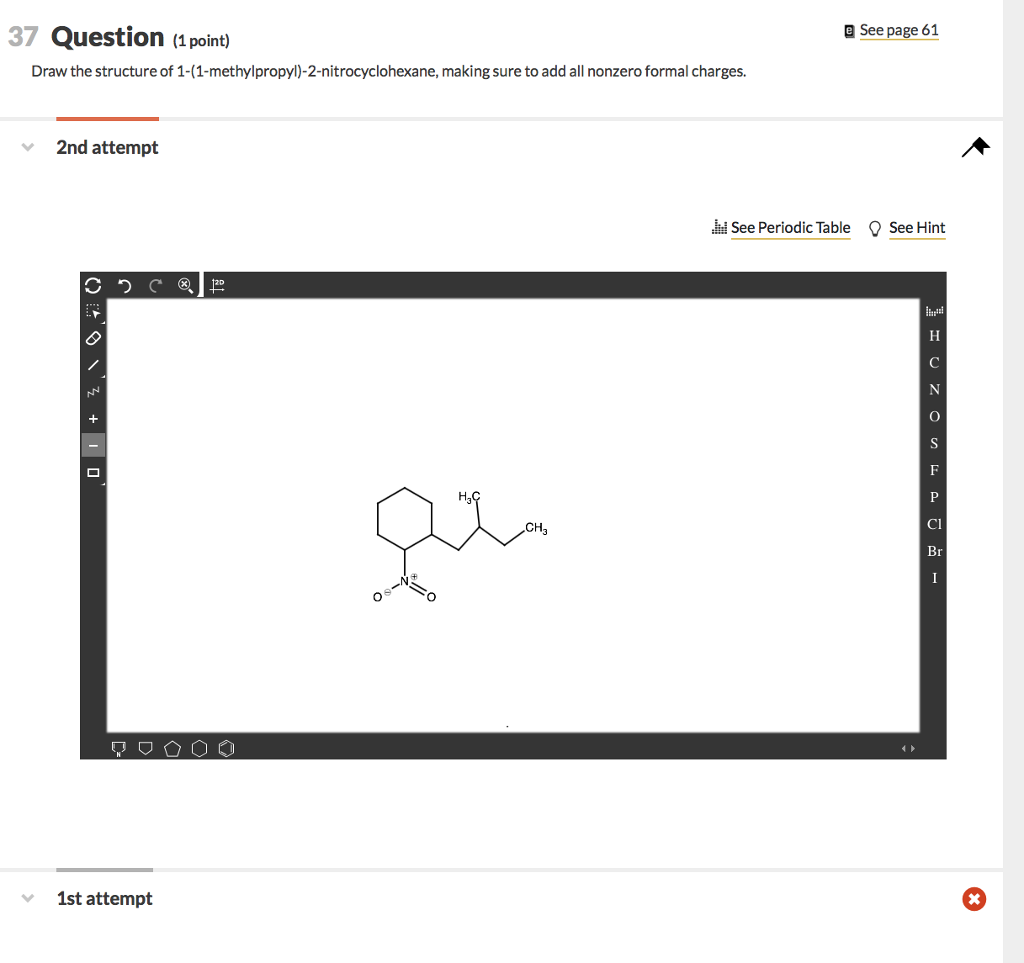 Solved 37 Question (1 point) e See page 61 Draw the | Chegg.com