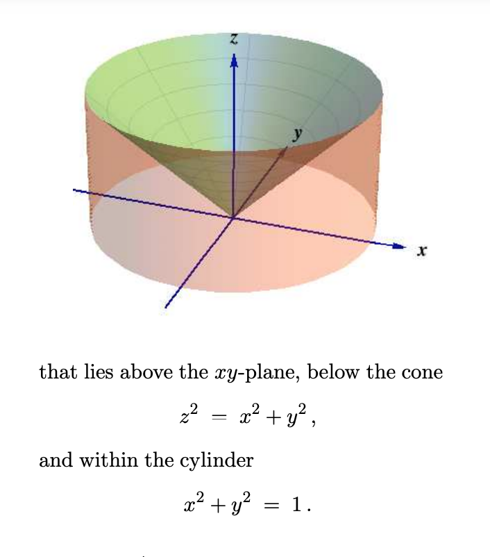 Solved Use cylindrical coordinates to evaluate the integral