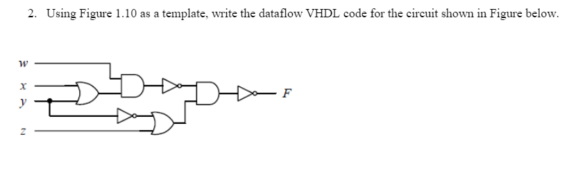 Solved 2. Using Figure 1.10 as a template, write the | Chegg.com