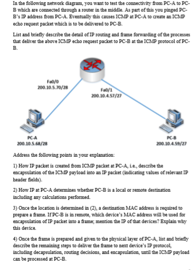 In the following network diagram, you want to test | Chegg.com