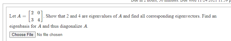 Solved [3 ] Let A= Show That 2 And 4 Are Eigenvalues Of A | Chegg.com