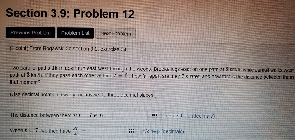 Solved Section 3.9: Problem 7 Previous Problem Problem List | Chegg.com