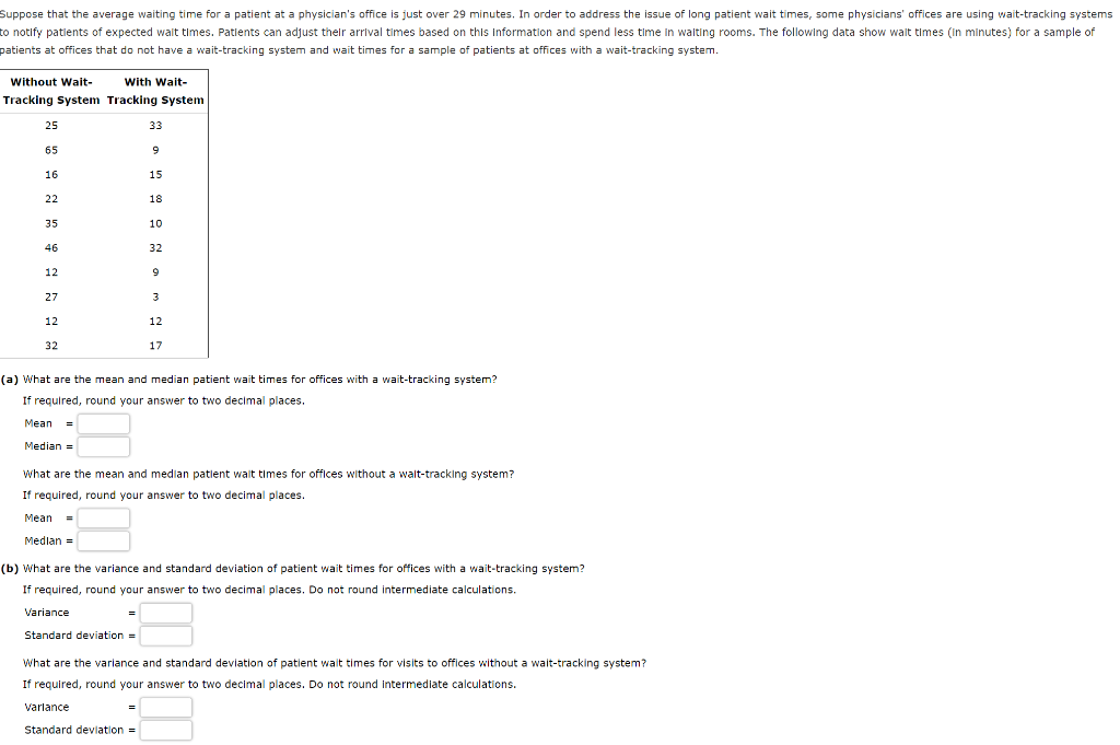 solved-suppose-that-the-average-waiting-time-for-a-patient-chegg